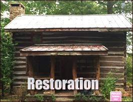 Historic Log Cabin Restoration  Achilles, Virginia
